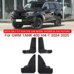 GWM TANK 400 Hi4-T 2024 2025 jaoks Auto stiil ABS Auto porilauad Porikaitse Porilauad Porikaitse Eesmine Tagumine Tiib Auto lisatarvik must