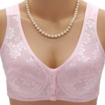 Keskealiste eakate aluspesu eesmine pandlaga rinnahoidja rasedatele puuvillast torust topsid m&auml;hitud rinnahoidjad 80B