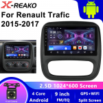 9 Autoraadio Android 13 Carplay Renault Trafic Opel Vivaro 2015-2019 Navigatsioon GPS 2Din IPS Automeediam&auml;ngija 4 core 2GB+64GB carplay
