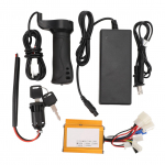 Elektriline jalgrattakontrolleri komplekt Professionaalne 24V 250W v&auml;rviline kullaharjatud kontroller 10A laadija elektriline