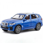 Uus 1:32 skaalaga BMW X5 sulamist automudel, survevalatud m&auml;nguasja valgusheli maastur, 6 uksega avatav miniatuurne s&otilde;iduk, lastekollektsioon, ehted
