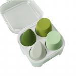 4 tk jumestusk&auml;sn puuder, kuiv ja m&auml;rg kombineeritud Beauty Cosmetic Ball jumestuspuuder Bevel Cut Make Up Sponge t&ouml;&ouml;riistad