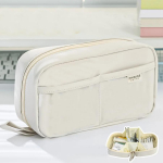 Armas mitmekihiline pliiatsikarp, suure mahutavusega pliiatsikotti, vastupidav kirjatarvete hoiukott &otilde;pilastele, koolile ja kontorile must