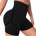 Naiste &otilde;mblusteta l&uuml;hikesed p&uuml;ksid s&auml;&auml;rised Fitness k&otilde;rge v&ouml;&ouml;kohaga Push Up Skinny Quick Dry k&otilde;rge elastsusega treening Naiste spordijooga s&auml;&auml;rised S/M roosa