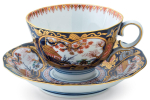 Rimpa stiilis teekauss ja taldrik Ko-Imari S-3060 gray