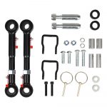 Reguleeritavad esimesed stabilisaatori lingid Kiir&uuml;hendused Sobivad Wrangler 1998-2006 TJ Cherokee 1984-2001 XJ jaoks koos 2,5 - 6 t&otilde;stukitega must