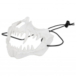 Halloweeni deemonimask Halloweeni cosplay-mask &Otilde;udusmask Hambuline koljumask Peakate &Otilde;udusrekvisiidid peoks Halloweeni kaunistus valge