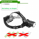 1100000LM XHP199 V&otilde;imas LED pealamp USB laetav peilatern Suure v&otilde;imsusega LED pealamp 18650 pealamp Kalap&uuml;&uuml;gilatern no battery