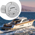 Boat Deck Water Filling Cap, Stainless Steel, for 50mm Easy to Use Sturdy Convenient Parts