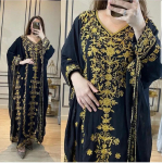 Must Georgette Dubai Peokleit Maroko Pulmakleit Ramadani Kaftan Kleit Farasha Abaya FREE SIZE must