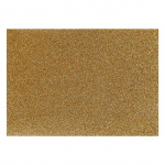 Papier thermocollant dor&eacute; paillet&eacute; - 14,8 x 21 cm