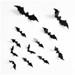 36 halloweeni seinakleebise pakk, PVC kolmem&otilde;&otilde;tmelised kaunistused, stseenikleebised, eemaldatavad dekoratiivsed plakatid, paberid, kodukaunistused