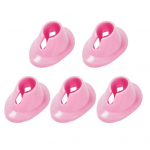 5 tk silikoonist k&uuml;&uuml;nelaki pudelihoidja lekkevastane pudeli alus k&uuml;&uuml;nelaki pudeli stabilisaator must