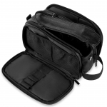 Meeste PU-nahast tualett-kott, suure mahutavusega kaasaskantav kosmeetikakott, retro hoiukott. must