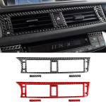 for Lexus CT 2011-2017 Car Center Console Air Vent Outlet Decoration Trim Sticker Decal Auto Interior Accessories Carbon style A(LHD)