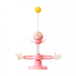 Lemmikloomatarbed kassile m&otilde;eldud plaadim&auml;ngija tuuleveski trummel igavuse leevendamiseks. Interaktiivne hariv kassi sulg kollane