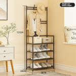 DIY kingariiul Multifunktsionaalne p&otilde;randal seisev jalatsiriiul Majapidamises kasutatav mitmekihiline, s&auml;&auml;sta ruumi magamistoa elutoa jaoks