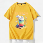 Suvemood Heavyweight Retro Meeste Inglise Kirjad 100% Puuvillane Prinditud &Uuml;markaelus Kvaliteetne Casual Fitness Street T-s&auml;rk S