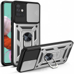 Armor p&otilde;rutuskindel &uuml;mbris Samsung Galaxy A11 A31 A51 A71 M11 M51 A21s auto magnetr&otilde;ngaga statiiv Push Pull kaamera kaitsekate For Galaxy A11 EU h&otilde;be