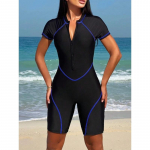 2025 Slim Rush Guard Surfi Ujumistrikoo Naised &Uuml;heosaline Lukuga Must Ujumisr&otilde;ivas Naissoost Suplejad Suplemine Ujumine Ujumiskost&uuml;&uuml;m S