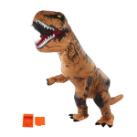 Dinosaurus kost&uuml;&uuml;m T Rex T&auml;ispuhutav Dinosaurus Puhutav Kost&uuml;&uuml;m Halloweeni Cosplay Peo J&otilde;uludeks pruun