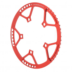 58T Jalgratta Ketiratas T&auml;isalumiiniumisulam Madala Tihedusega Vastupidav Anodeeritud Viimistlus Kokkupandava Jalgratta Ketiratas punane