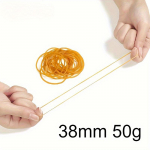 Tugev elastsus 50g mitmeotstarbelised kummipaelad, l&auml;bim&otilde;&otilde;t 38mm mullir&otilde;ngas, kummipaelad, vastupidav looduslik kumm kontori-, kooli- ja kodukasutuseks 50g