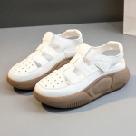Platvormiga paksu tallaga v&auml;ljal&otilde;igetega sandaalid, off-white kingad, retro naiste vabaajajalatsid 2024 35 khaki