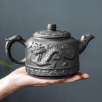 600ml Yixing lilla savist &otilde;nneliku draakoni teekann filtri teekann liiv V&otilde;iks valmistada puerit Lapsang souchongi Qimeni musta teed Zisha teekann