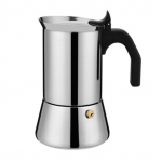 Moka kann kohviperkolaatori disainiga roostevabast terasest pliidi peal kasutatav kohvimasin matkamiseks, koduseks kasutamiseks 200ml 15.7x10.3cm