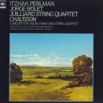 LP plaat ITZHAK PERLMAN - Chausson: Kontsert D-duuris v 28AC1698 CBS SONY 1983 Jaapan Obi Klassikaline Kasutatud