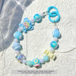 Cartoon Doll Min Letter telefonipael armas kommiv&auml;rvi helmestega telefoni kett ripats k&auml;ev&otilde;ru v&otilde;tmehoidja kaotsiminekuvastane telefonirihm roosa