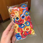 100 tk Naiste t&uuml;drukute v&auml;rvilised nailonist elastsed juuksepaelad, hobusesaba, v&auml;ikesed juuksepaelad kummipaelad Scrunchie juuste aksessuaarid S