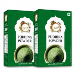 Chounk Puhas ja Looduslik Piparm&uuml;ndipulber | Pudina pulber ilma lisatud maitseaineteta ja s&auml;ilitusaineteta - 200 grammi (100 grammi X 2 pakki)