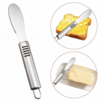 Stainless Steel Butter knife Cake Cream Knife Spatula Smoother Icing Frosting Spreader Fondant Pastry Cake Decorating Baking A