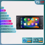 Hizpo Intelligentne 2DIN Android 13 Autoraadio Multimeedia Video M&auml;ngija VW Volkswagen Touareg 2004 - 2011 Transporter Navigatsioon GPS Carplay 4G BT P2CP 4Core 2G 32G AI