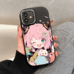 OPPO A16 A38 A57 A58 A74 A78 A98 jaoks Reno8T Reno13F jaoks Realme C25S C53 C65 jaoks multikas must kass h&otilde;bedase &auml;&auml;rega pehmest vedelast silikoonist kaitse&uuml;mbris OPPO F9 Pro roosa