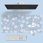 Eriti suur multifilmilillega hiirematt - Armas lauamatt s&uuml;learvutile ja klaviatuurile 100x50cm, 3mm thick