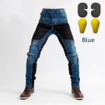 Meeste mootorrattas&otilde;idu teksad PK-719 Denim Motokrossi v&otilde;istlusp&uuml;ksid 4 kaitsmepadjaga S-3XL S