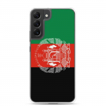 Coque T&eacute;l&eacute;phone &ndash; Samsung &ndash; Galaxy S22 Ultra &ndash; Drapeau Afghanistan &ndash; Souple &ndash; mitmev&auml;rviline