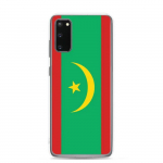 Coque T&eacute;l&eacute;phone &ndash; Samsung &ndash; Galaxy S20 &ndash; Drapeau de la Mauritanie &ndash; Souple &ndash; mitmev&auml;rviline