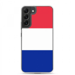 Coque T&eacute;l&eacute;phone - Samsung - Galaxy S22 Ultra - Drapeau France - Souple - Mitmev&auml;rviline
