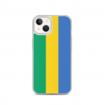 Coque &ndash; PIXELFORMA &ndash; iPhone 13 &ndash; Drapeau du Gabon &ndash; Silikoonist supp &ndash; t&auml;ielik kaitse