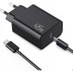 Chargeur Rapide 45W - Samsung - Noir - C&acirc;ble USB-C 1M - Compatible Galaxy A16 A17 A36 A56