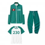 3 tk/komplekt Lapsed Unisex Filmi M&auml;ngu Prindiga Pikkade Varrukatega Lukuga Jakk Mantel P&uuml;ksid P&uuml;ksid Komplekt R&otilde;ivad Poisid T&uuml;drukud Halloweeni Cosplay Kost&uuml;&uuml;m 120cm