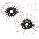 Auto Pistikuklemmide Eemaldust&ouml;&ouml;riist Elektrijuhtme Pressliitmiku Roostevabast Terasest N&otilde;ela Eemaldaja Korjaja Eemaldaja Komplekt Enamik Pistikuid