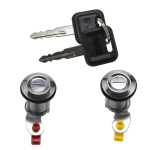 Autoukse luku silindrite komplekt v&otilde;tmega Nissan Navara D21 Hardbody Pikapile 1986 1987 1988 1989 1990-1998 80600-01G25, 80601-01G25 gray