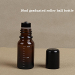 1 tk 5 ml 10 ml 15 ml 20 ml 30 ml 50 ml t&uuml;hjad pruunid rulliga klaaspudelid rullpall parf&uuml;&uuml;mi eeterlike &otilde;lide vedelate ainete jaoks 10ml