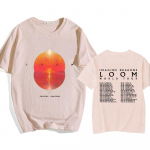 Imagine-Dragons Loom World Touri T-s&auml;rk L&uuml;hikeste varrukatega &Uuml;markaelusega T-s&auml;rk Hip Hop Graafilise tr&uuml;kiga T&auml;navar&otilde;ivad T-s&auml;rgid Puuvillane T-s&auml;rk 4XL