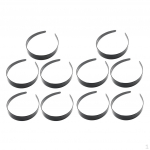10 Pieces Black Plastic Hair Band DIY Bands Plain Headbands for women And Woman